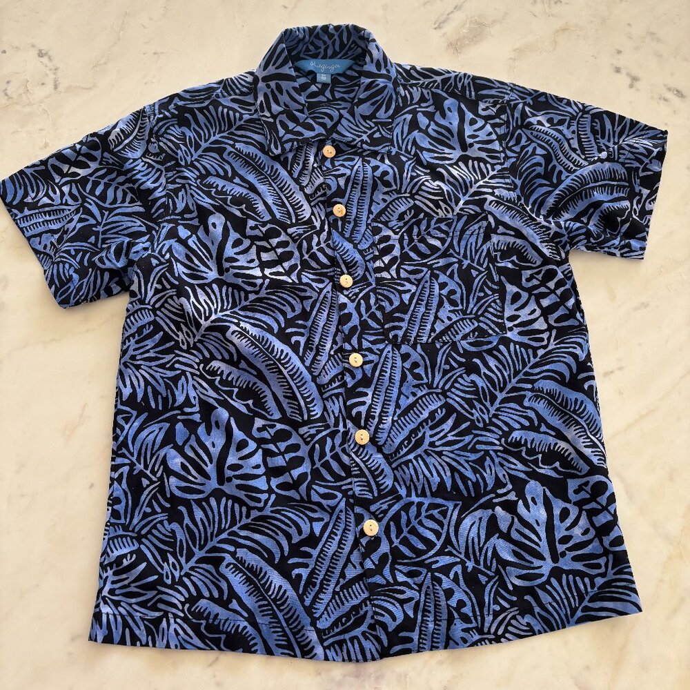 Boys Blue Ginger Hawaiian Shirt - Size 10